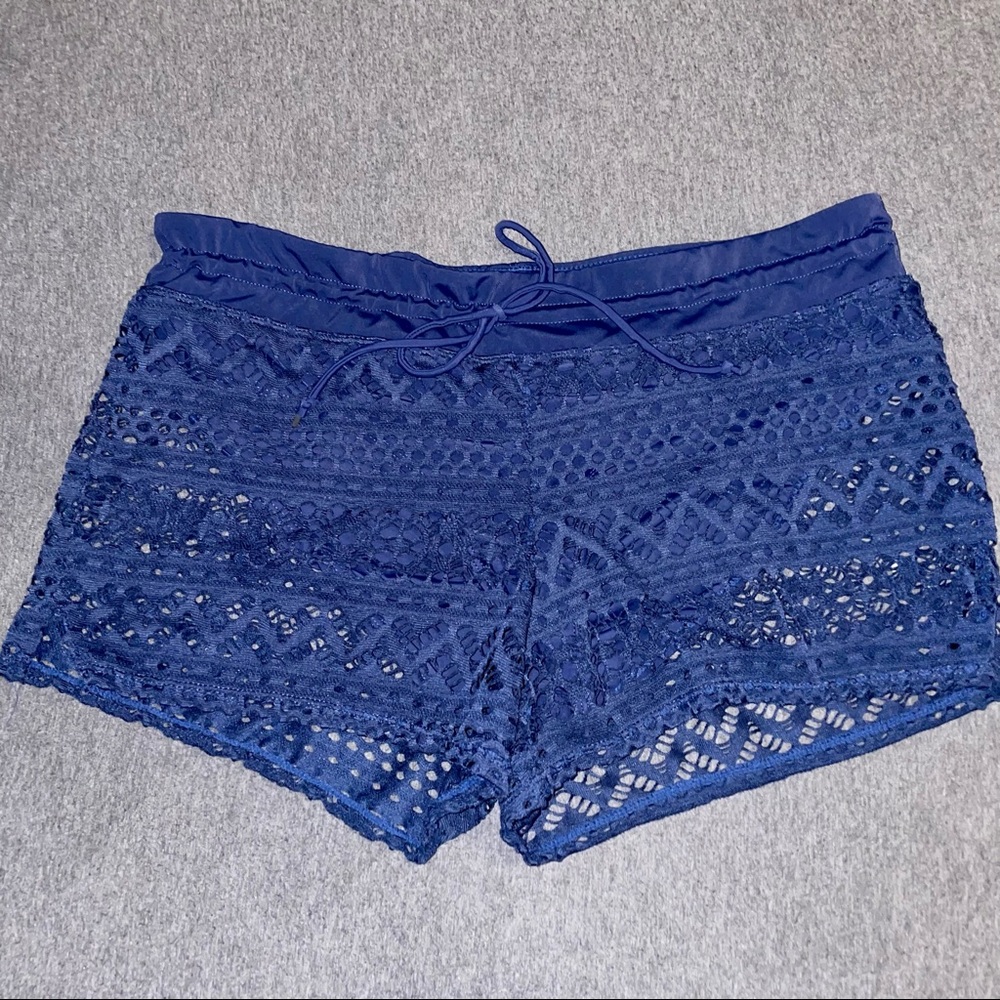 XL blue swim bottoms / swim shorts